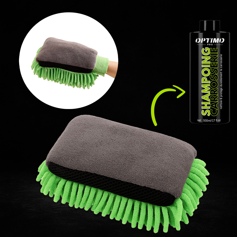 Gant Microfibre pour Shampoing Carrosserie Optimo™ PRO