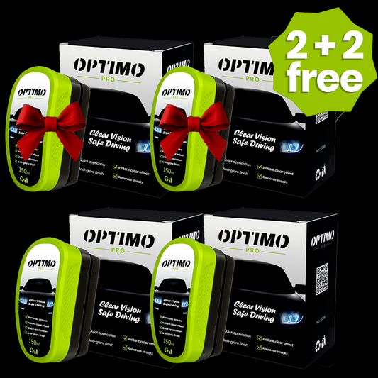Pack 2 + 2 FREE - Hydrophobic Glass Treatment Optimo™ PRO