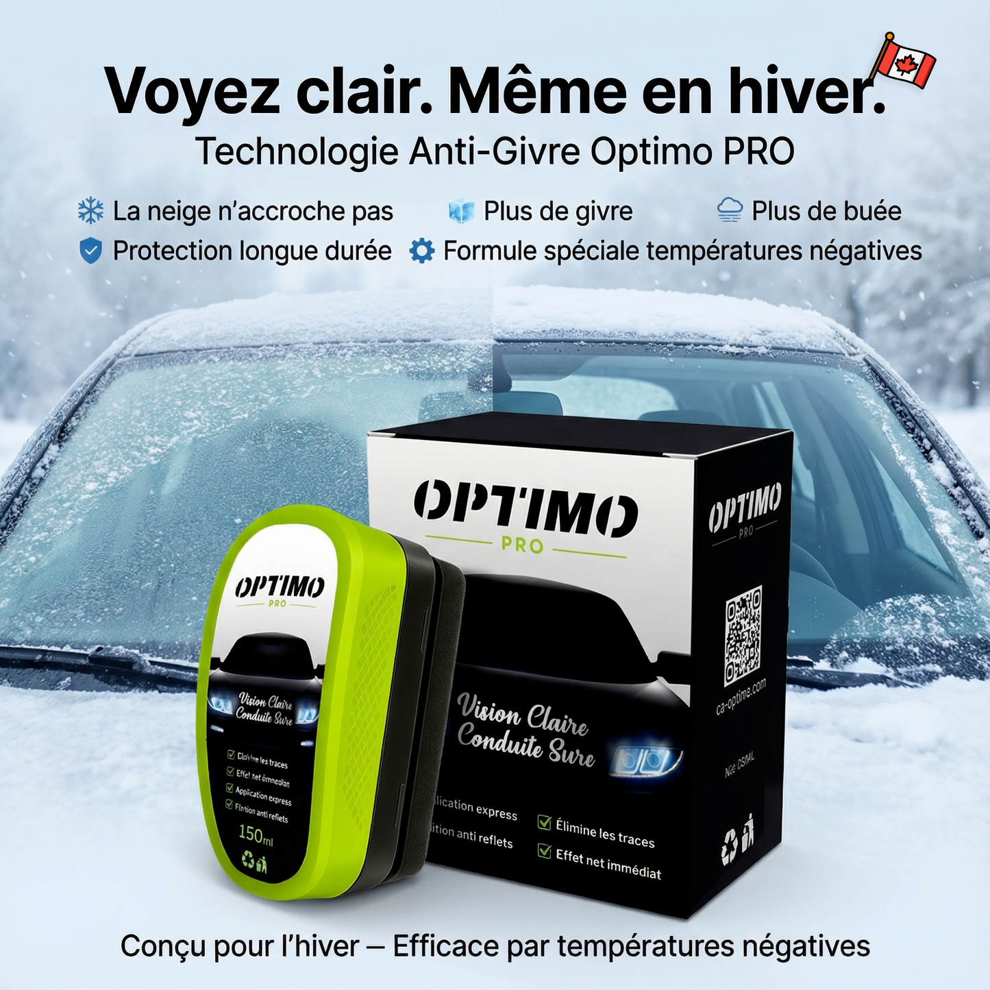 Éponge Anti-Givre Optimo™ PRO