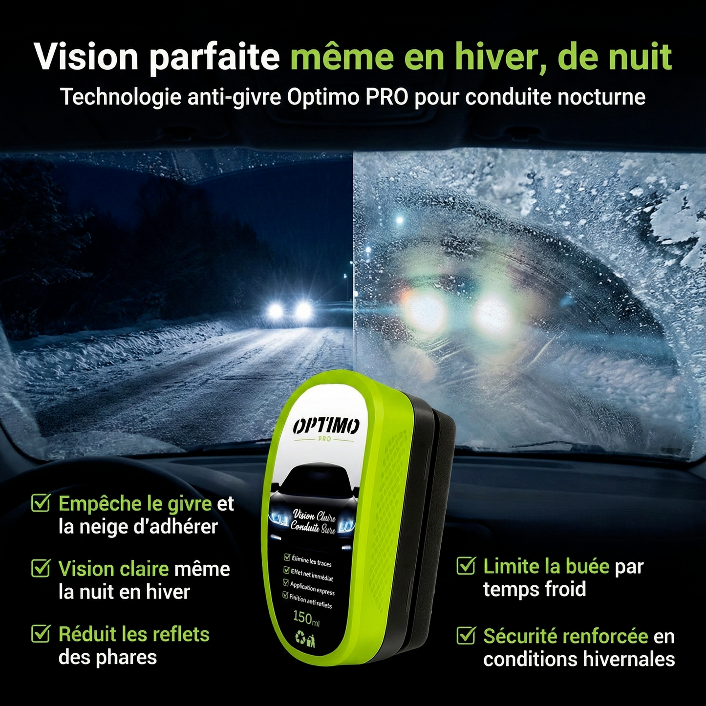 Éponge Anti-Givre Optimo™ PRO
