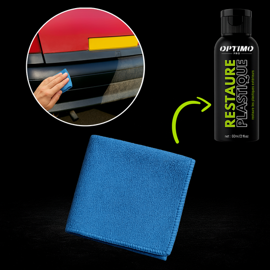 Microfibre de Finition pour Restaure Plastique Extérieur Optimo™ PRO