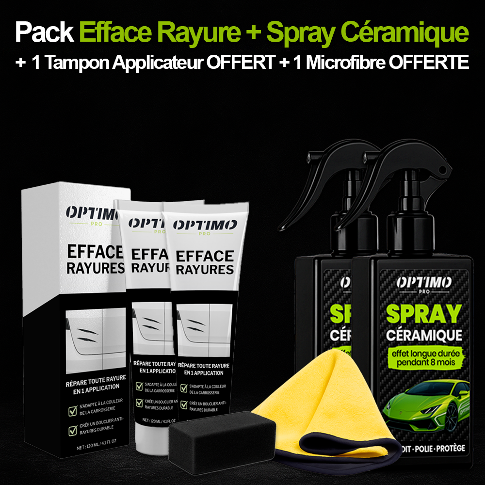 Scratch Eraser + Optimo™ PRO Ceramic Spray Pack