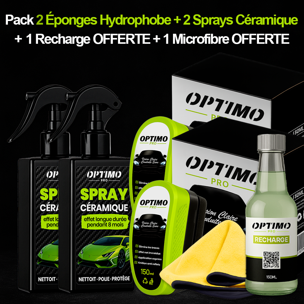 Hydrophobic Sponge Pack + Optimo™ PRO Ceramic Spray