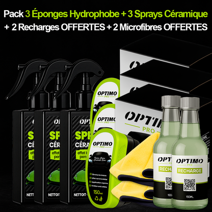 Hydrophobic Sponge Pack + Optimo™ PRO Ceramic Spray
