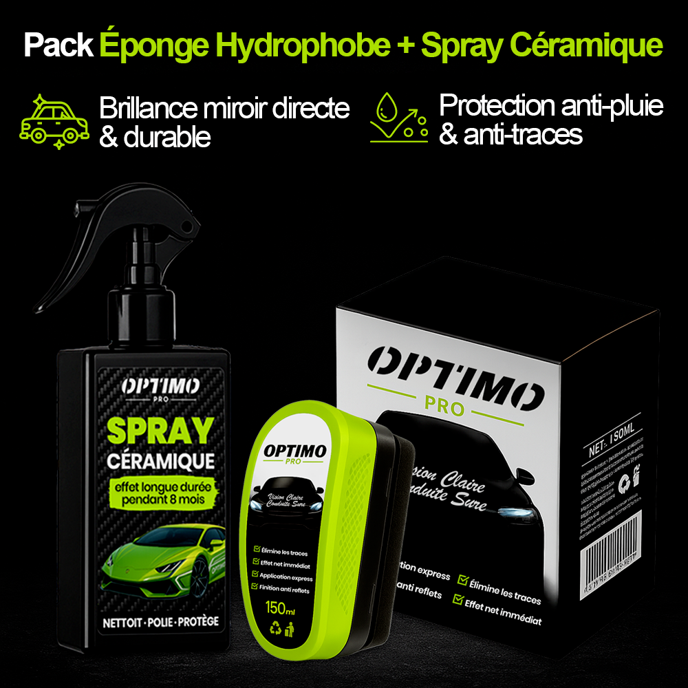 Hydrophobic Sponge Pack + Optimo™ PRO Ceramic Spray