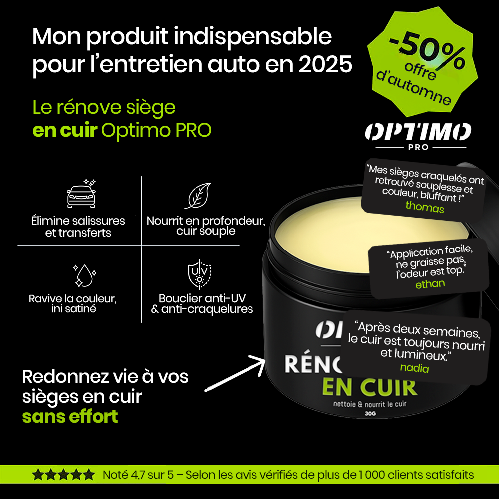 Leather Seat Renovation Optimo™ PRO