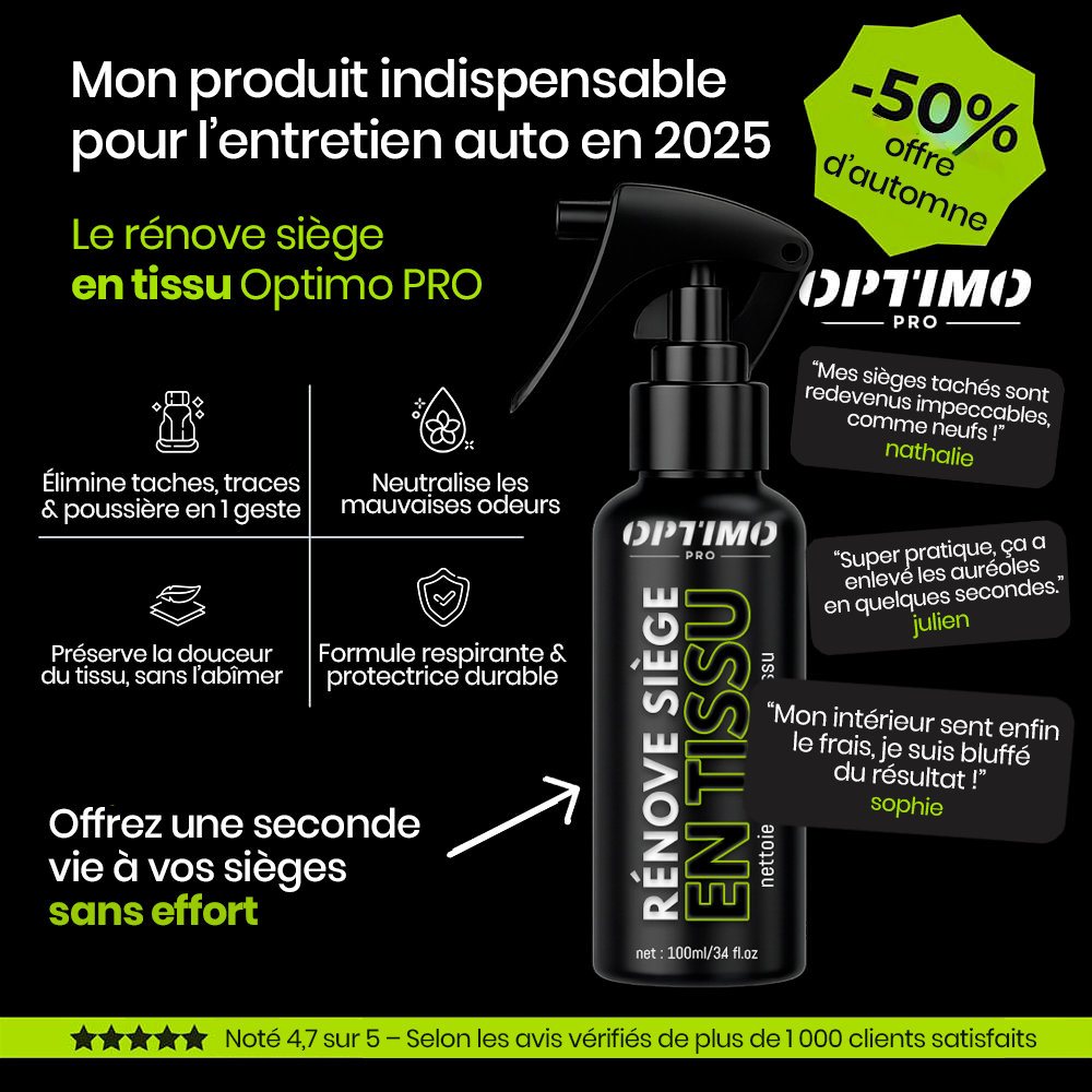 Renovates Optimo™ PRO fabric seats