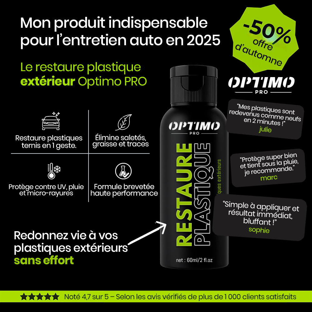 Restores Plastic Exterior Optimo™ PRO