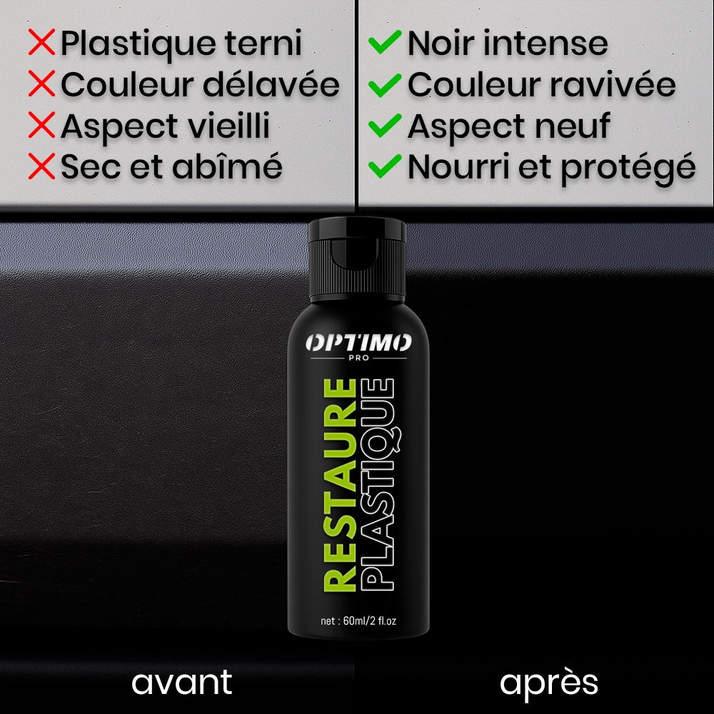 Pack 2 Restaures Plastiques Optimo™ PRO + 2 OFFERTS + 2 CADEAUX