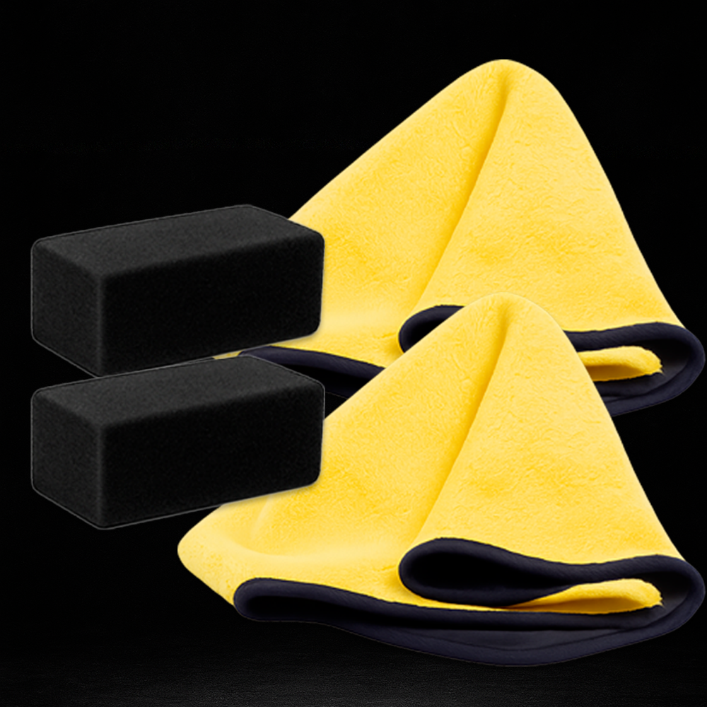 2 Pads + 2 Microfibers