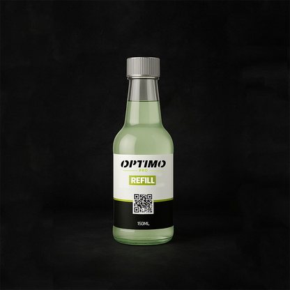 Optimo™ PRO Hydrophobic Sponge Refill - renew your sponge with our patented water-repellent formula. Restores visibility, removes streaks and dirt, and ensures long-lasting protection against rain and fog.